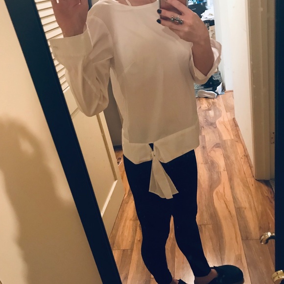 Talbots Petite Everyday Poplin Blouse - Picture 4 of 7